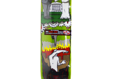 Real Skateboards X Jim Thiebaud - Wrench Justice - Donald Trump Skateboard  Deck Multicolor - 8.25