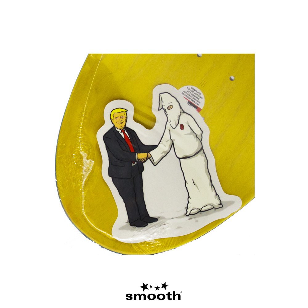Real Skateboards X Jim Thiebaud - Wrench Justice - Donald Trump Skateboard Deck Multicolor - 9.75"