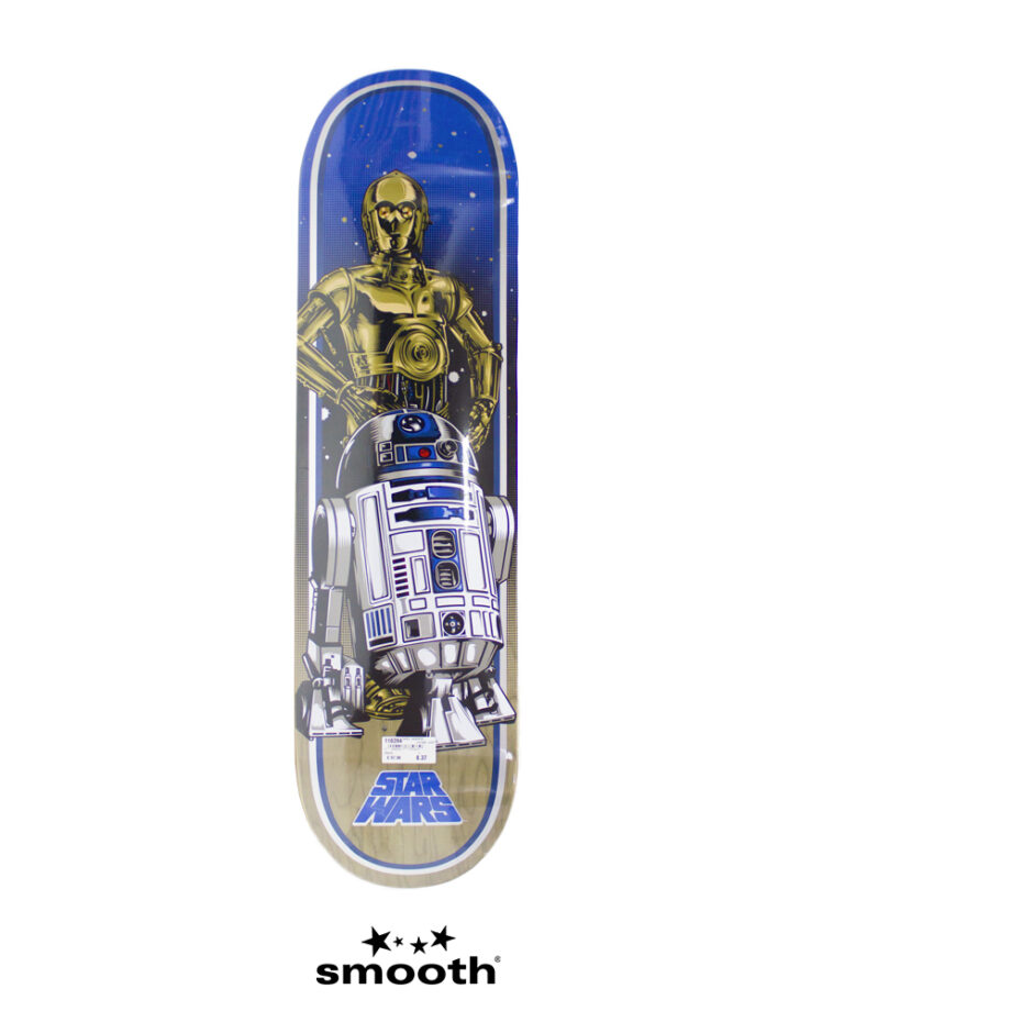 Santa Cruz Star Wars Droids Skateboard Deck Blue/Grey 11113381-67217 8.375"