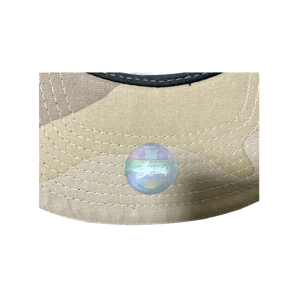 Stussy Camo Stock Snapback Ballcap Khaki 131232