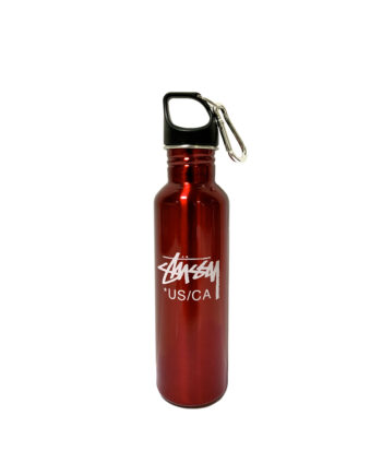Stussy St Stock US/CA Water Bottle Red 138157