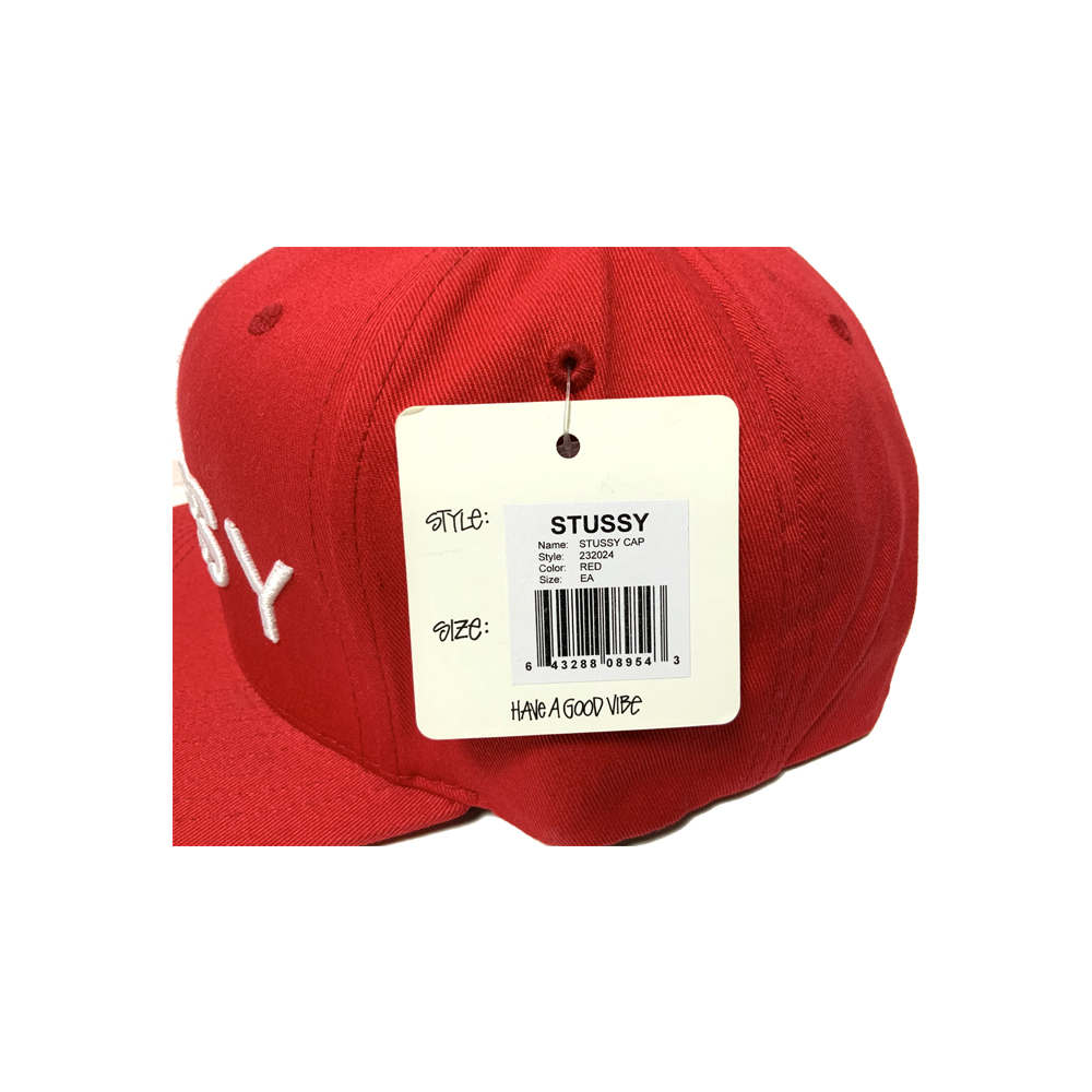 Stussy SnapBack Cap Red 232024
