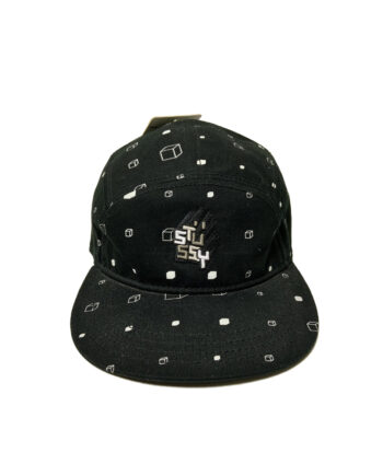 Stussy x Delta Cap Allover Print Black