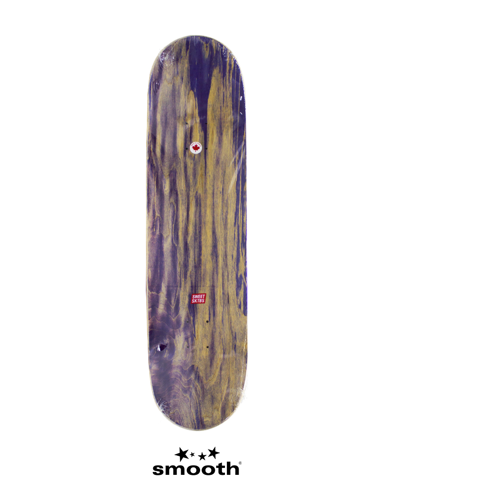 Sweet Sktbs Banana Skateboard Deck Purple Stain 1009254901254 - 8.38"