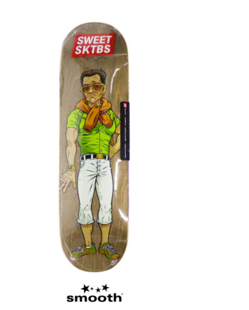 Sweet Sktbs x Sean Cliver Euro Trash Skateboard Deck Wood 7332846379327- 8.5"