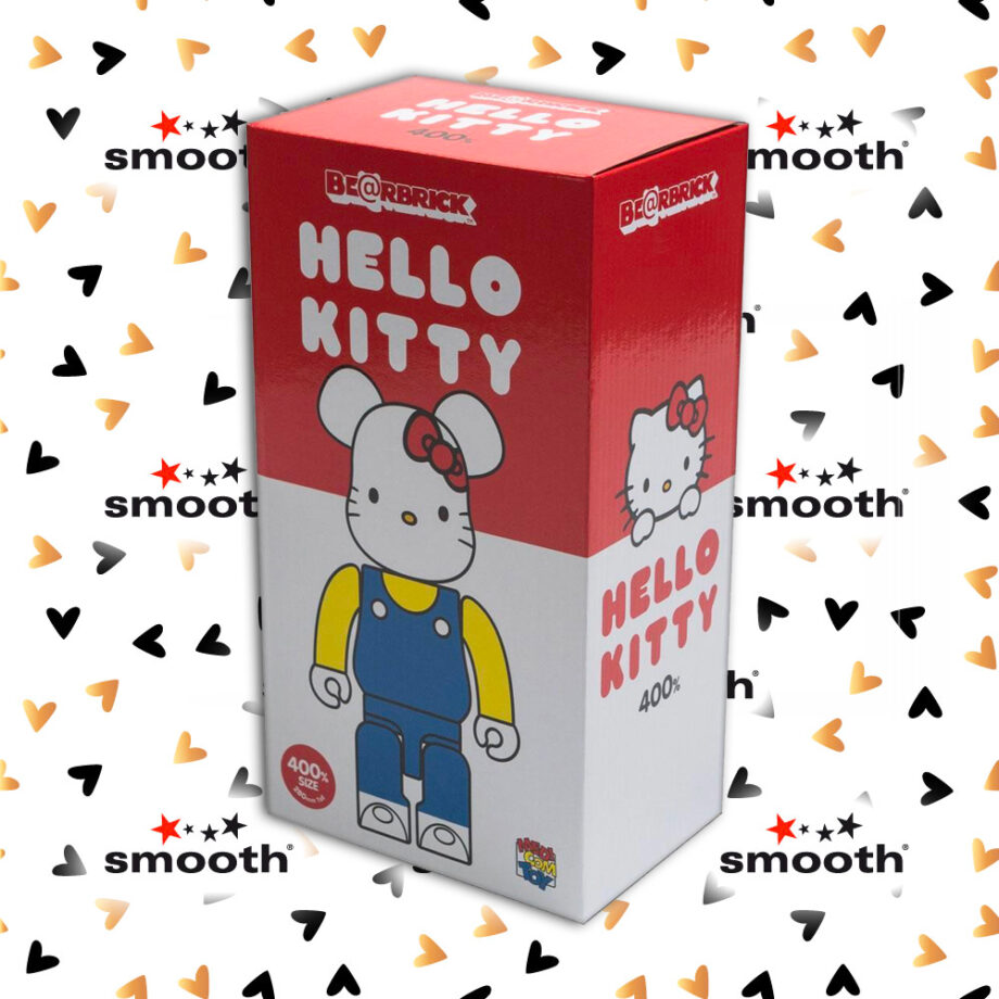 Medicom Toy Hello Kitty Blue Overall Bearbrick 400% Nyabrick Figure