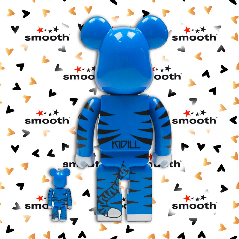 Medicom Toy Kidill Bear Bearbrick Set 100% 400%