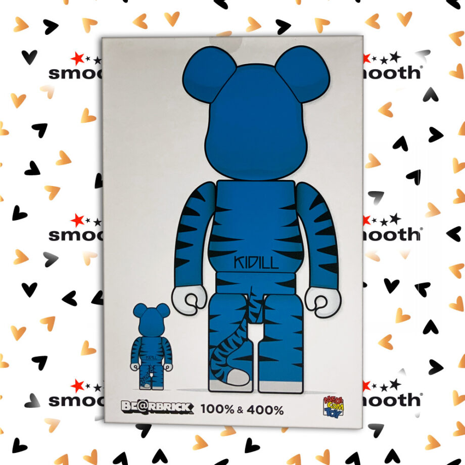 Medicom Toy Kidill Bear Bearbrick Set 100% 400%
