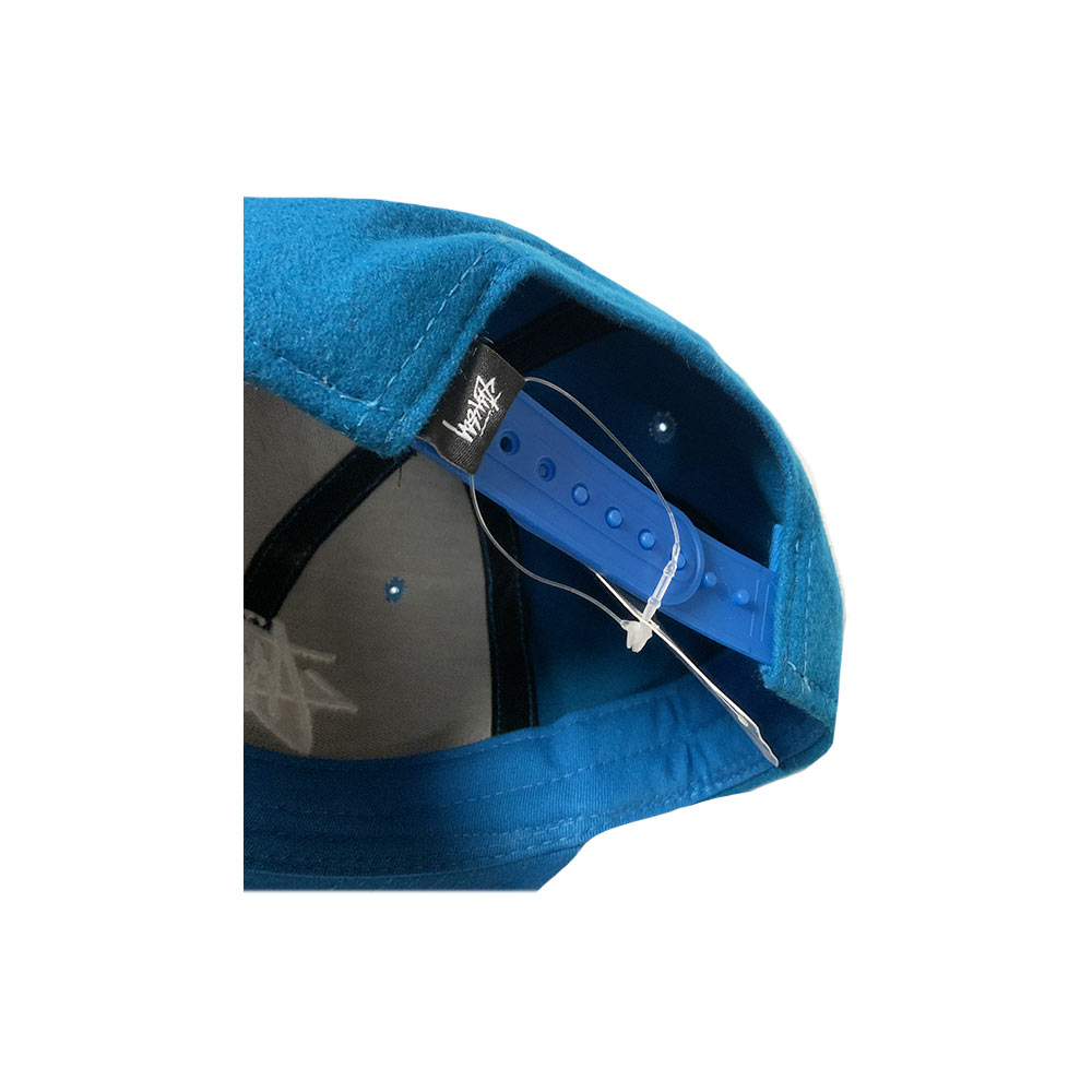 Stussy Stock Wool Snapback Ballcap Blue 131264
