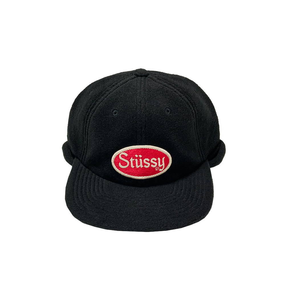 stussy patch ear flap cap