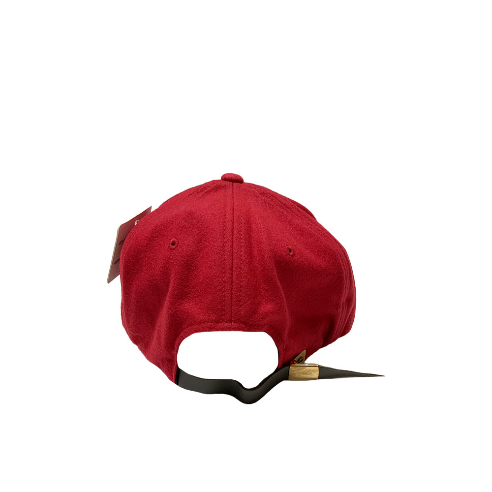 Stussy World Tour Leather Ballcap Red 131261