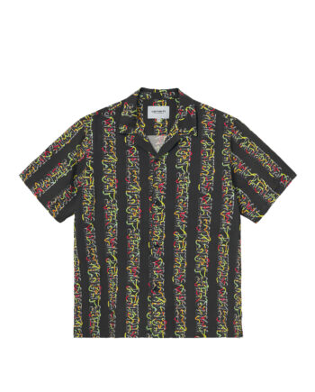 Carhartt Wip S/S Transmission Shirt Transmission Print/Black I028794-3