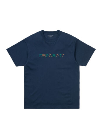 Carhartt Wip Shadow Script T-Shirt Blue I029012-2