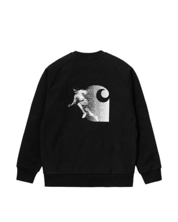 Carhartt Wip Warp Sweatshirt Black/Reflective Grey I028987-14