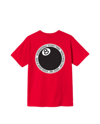 Stussy 8 Ball Dot Tee Red 1904646
