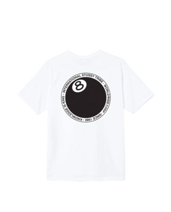 Stussy 8 Ball Dot Tee White 1904646