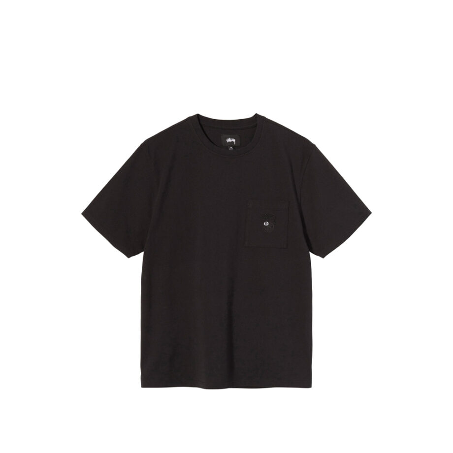 Stussy 8 Ball Pocket Crew Black 1140236