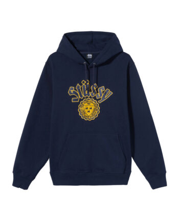 Stussy City Seal Embroidered Hood Navy 118424
