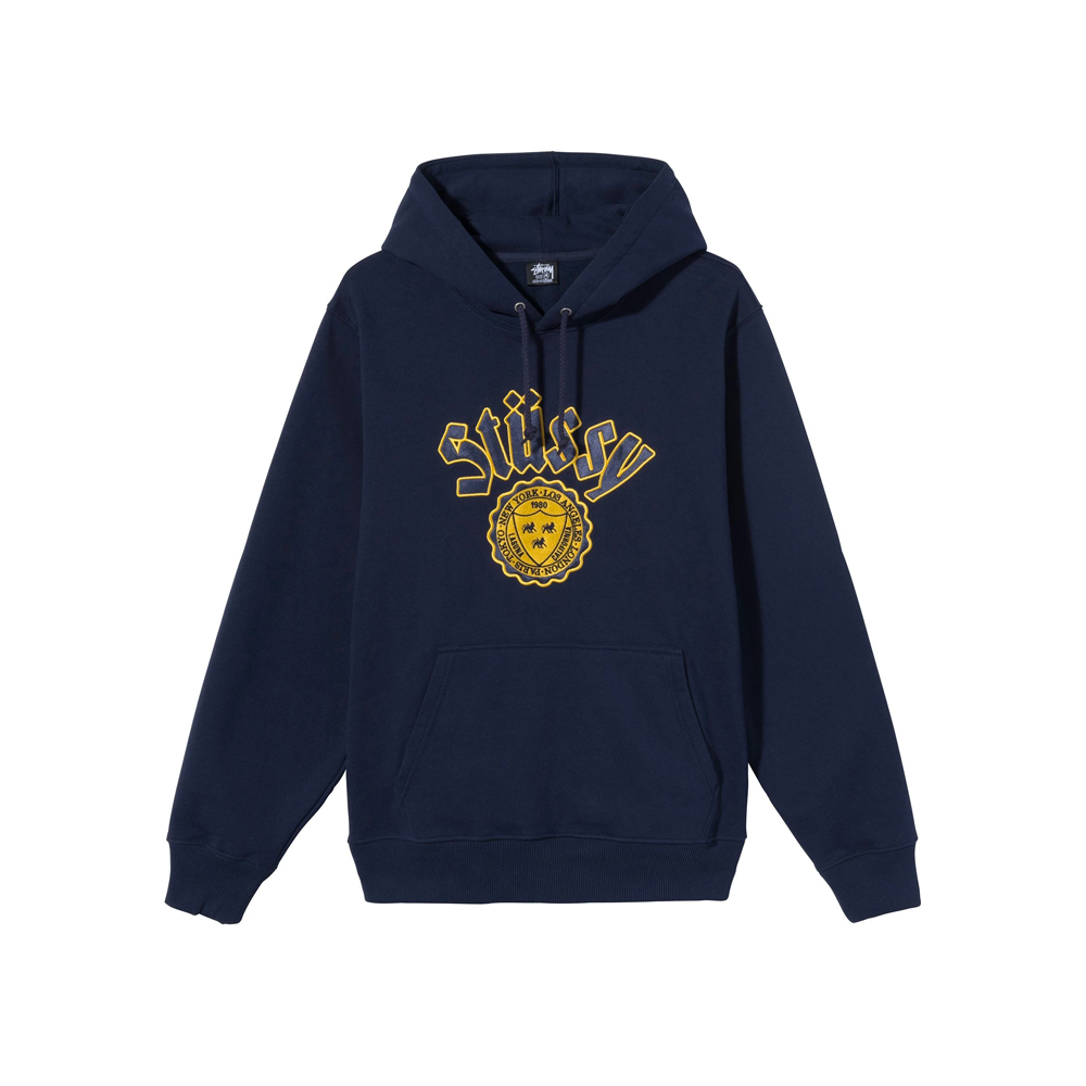 予約発売 stussy CITY SEAL EMBROIDERED HOODY パーカー www.quanta.org.br