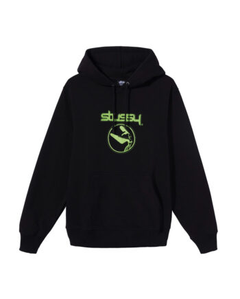 Stussy Flight Embroidered Hood Black 118422