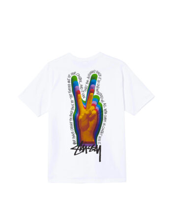 Stussy Peace Sign Tee White 1904662