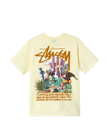 Stussy Psychedelic Tee Pale Yellow 1904663
