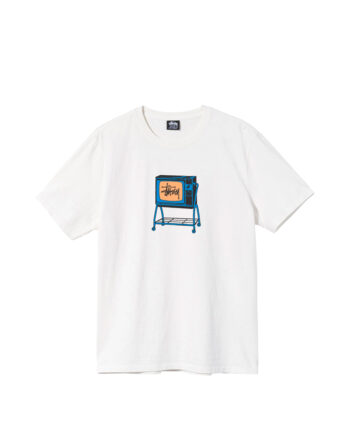 Stussy Rolling Tv Pigment Dyed Tee Natural 1904672