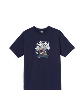 Stussy Something's Cooking Tee Navy 1904657