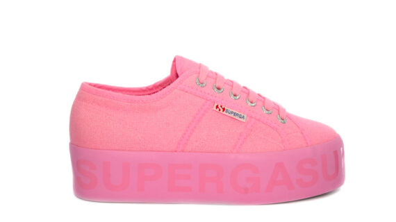 Superga platform clearance fucsia