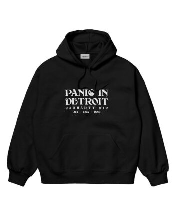 Carhartt Wip Hooded Panic Sweatshirt Black/White I028983-13