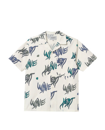 Carhartt Wip S/S Heat Wave Shirt Heat Wave Print/Wax I028799-3