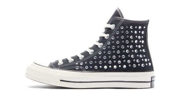 Converse Chuck 70 Canvas Ltd Hi Black Full Crystals 171009C