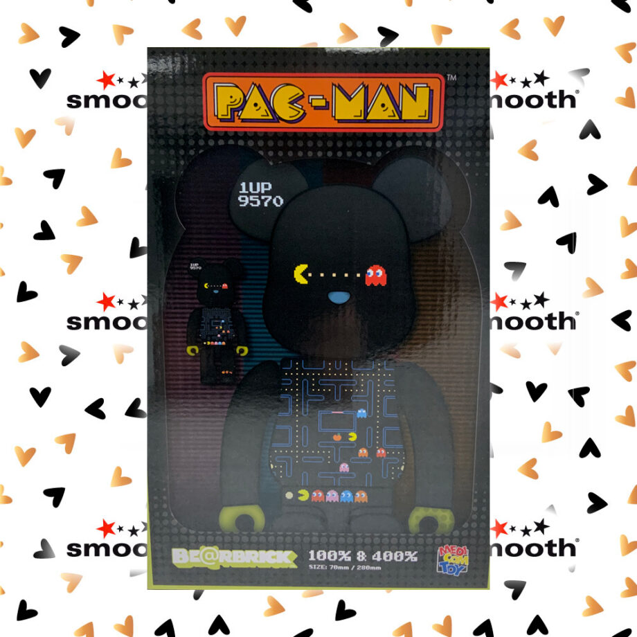 Medicom Toy Pac-Man Bearbrick Set 100% 400%