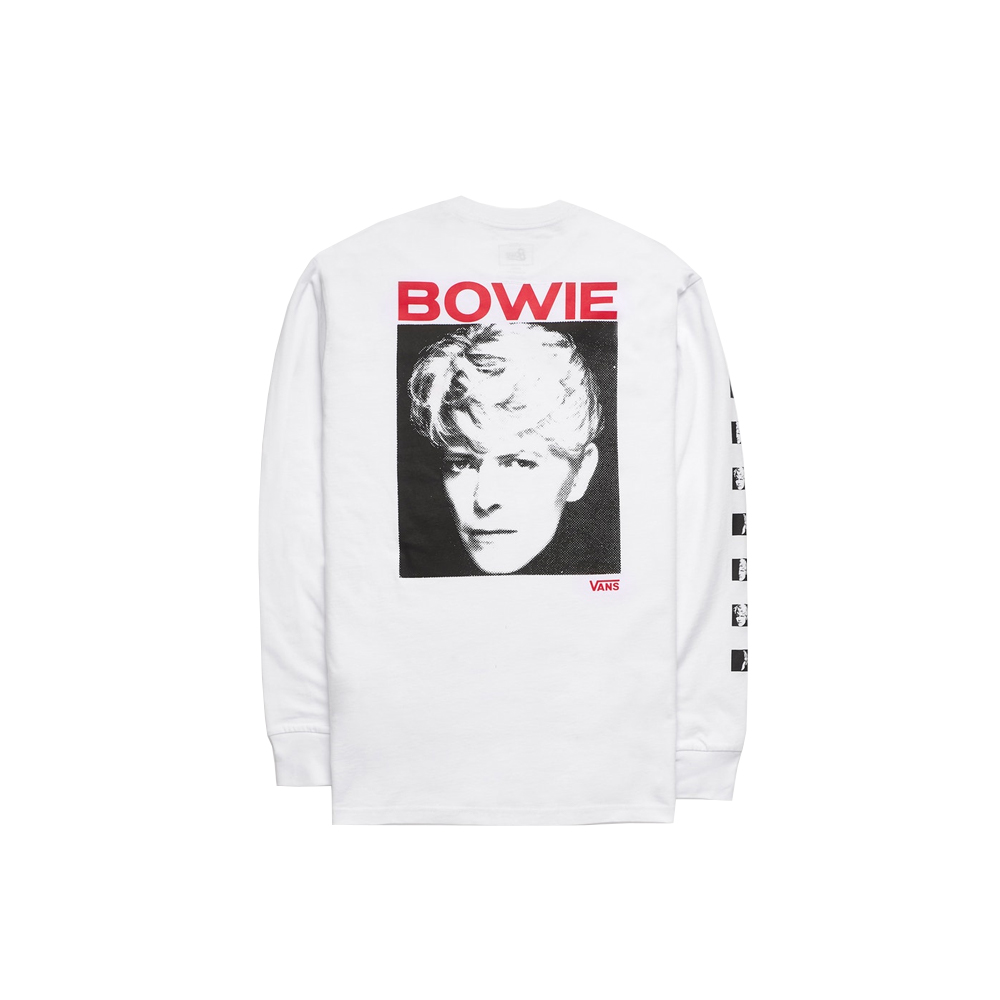 Vans x David Bowie Serious Moonlight LS T-Shirt White VN0A3WCQWHT1
