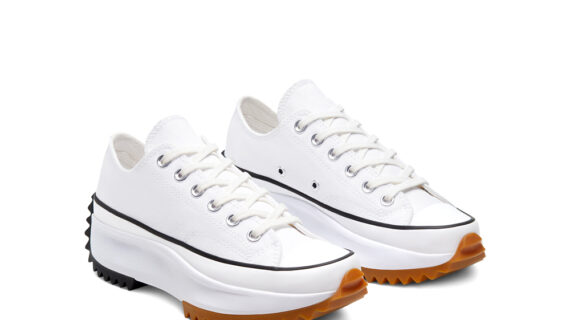 Converse Run Star Hike Low Top White/Black/Gum 168817C display picture 3