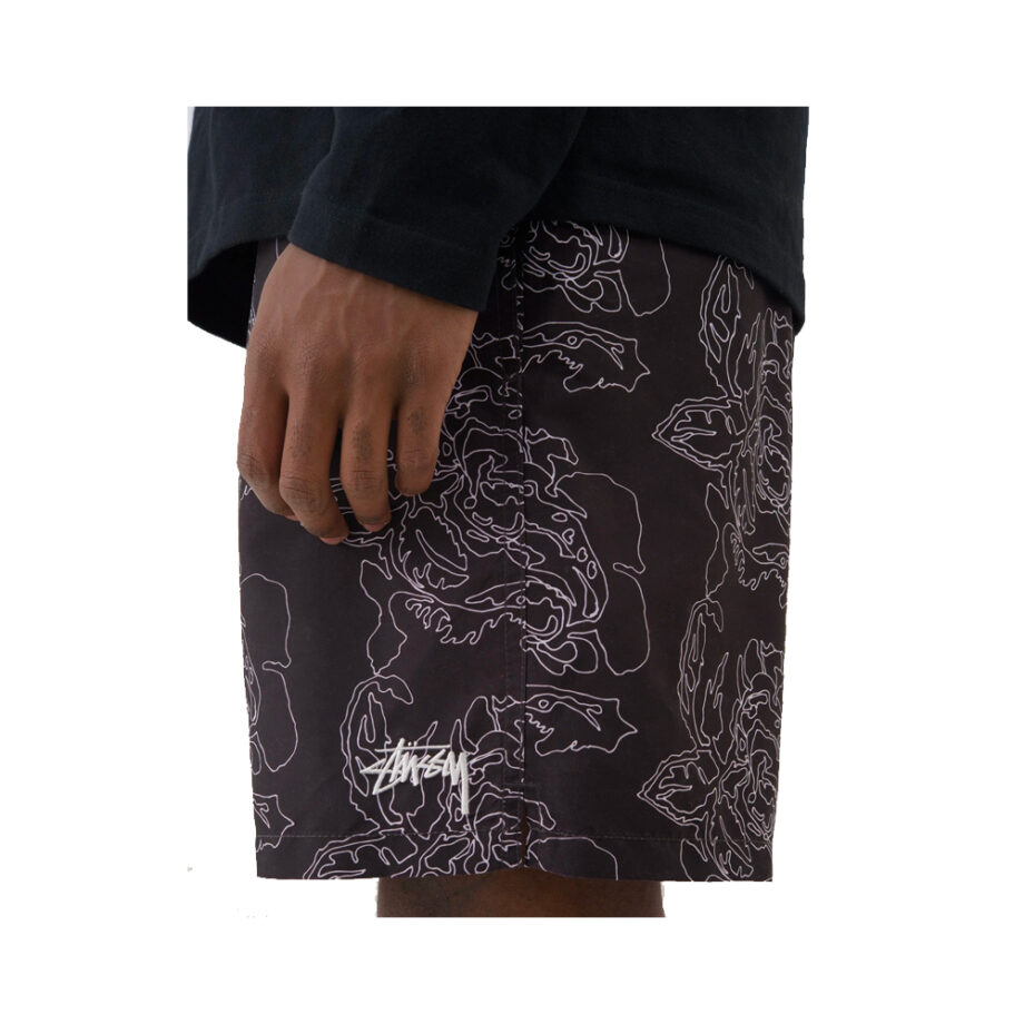 Stussy Roses Water Short Black 113132