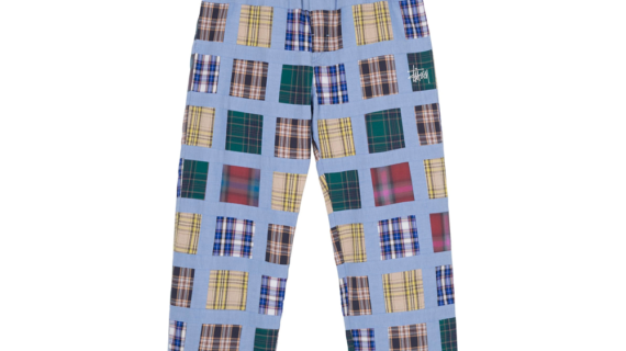 Stussy Madras Patchwork Relaxed Pant Plaid 116493