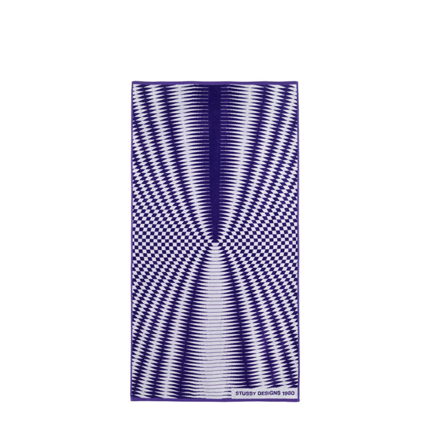 Stussy Psychedelic Beach Towel Purple 138766