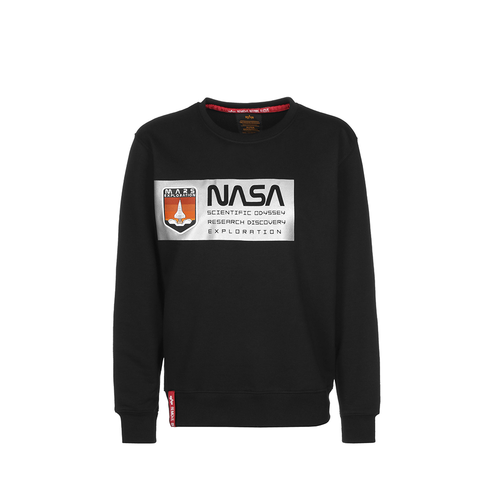 Alpha Industries Mars Reflective Sweater Black 126331-03