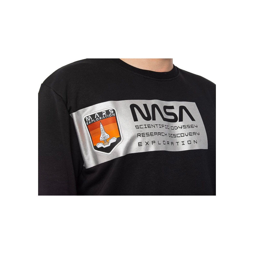 Alpha Industries Mars Reflective Sweater Black 126331-03