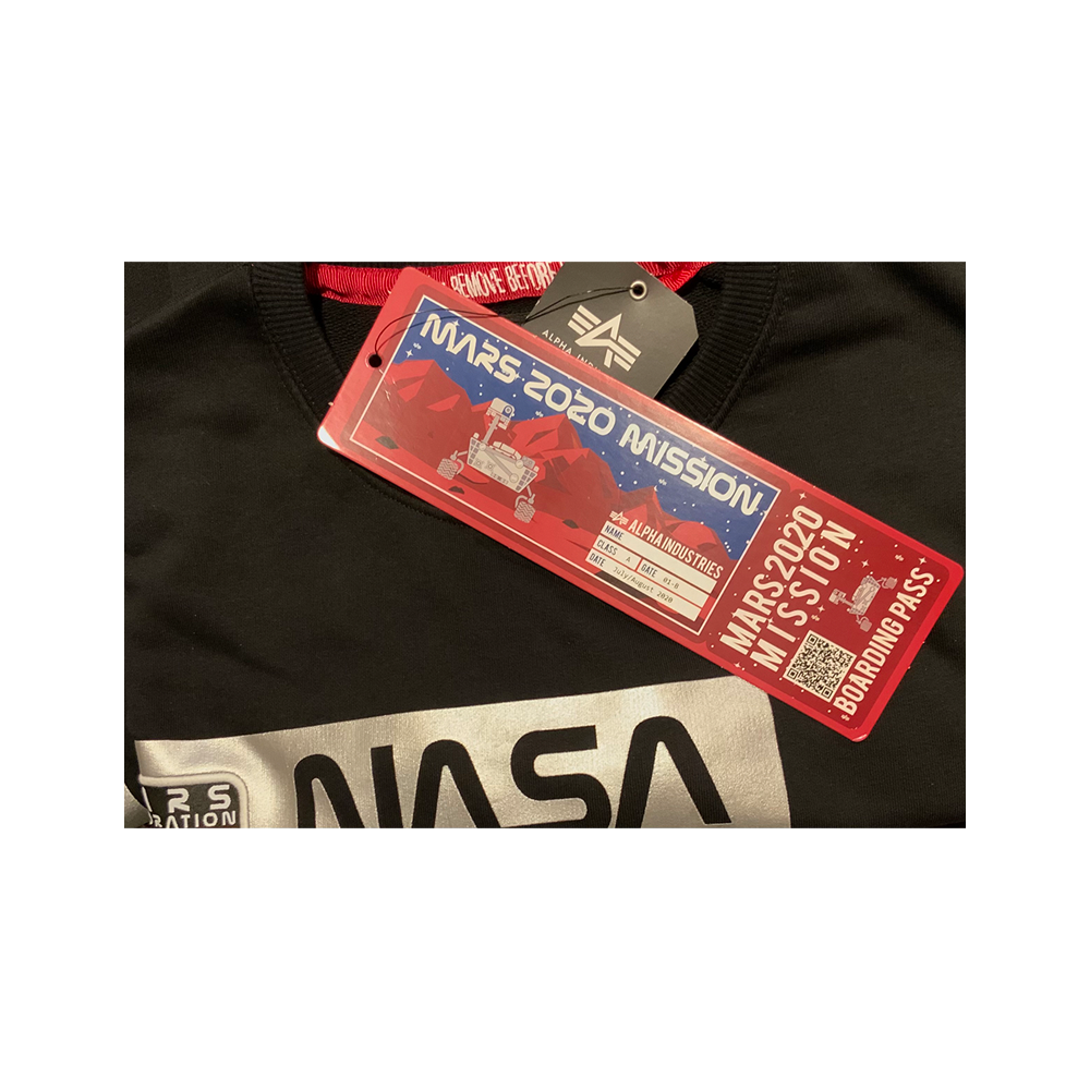 Alpha Industries Mars Reflective Sweater Black 126331-03