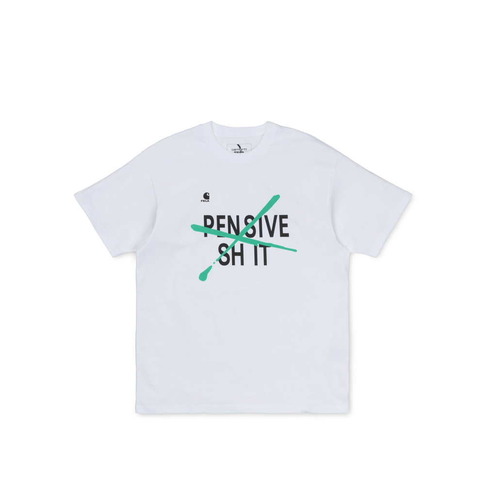 Fela Kuti x Carhartt WIP S/S Xpensive Shit T-Shirt White I026849