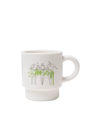 Stussy 3 People Stacking Mug White 138764