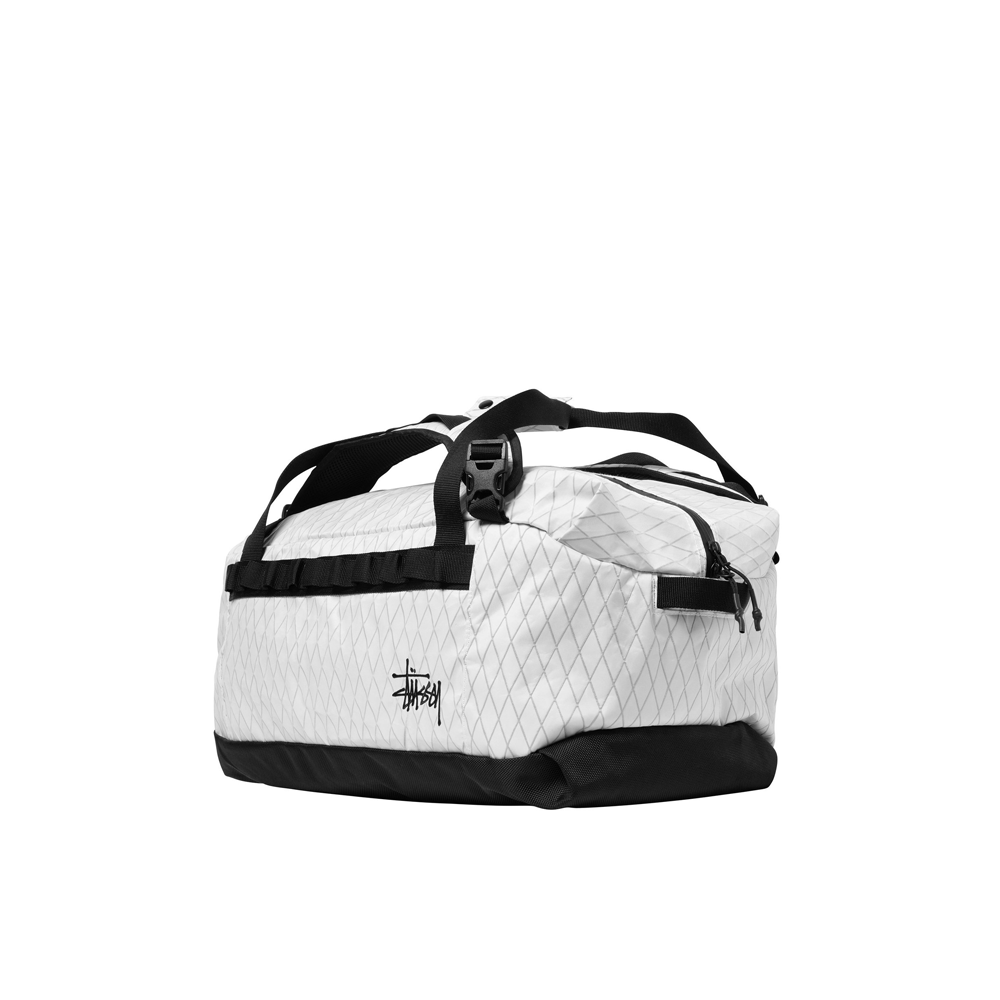 Stussy 55L Duffle Bag White 134241