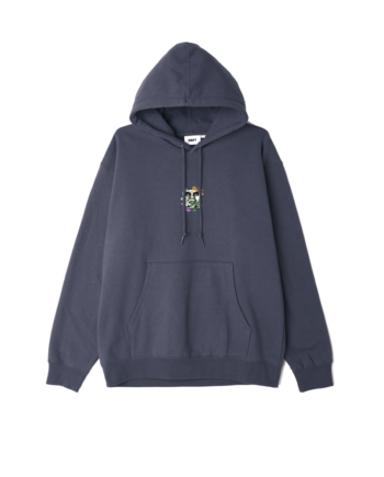 Obey Flower Dance Box Fit Hoodie French Navy 112842814