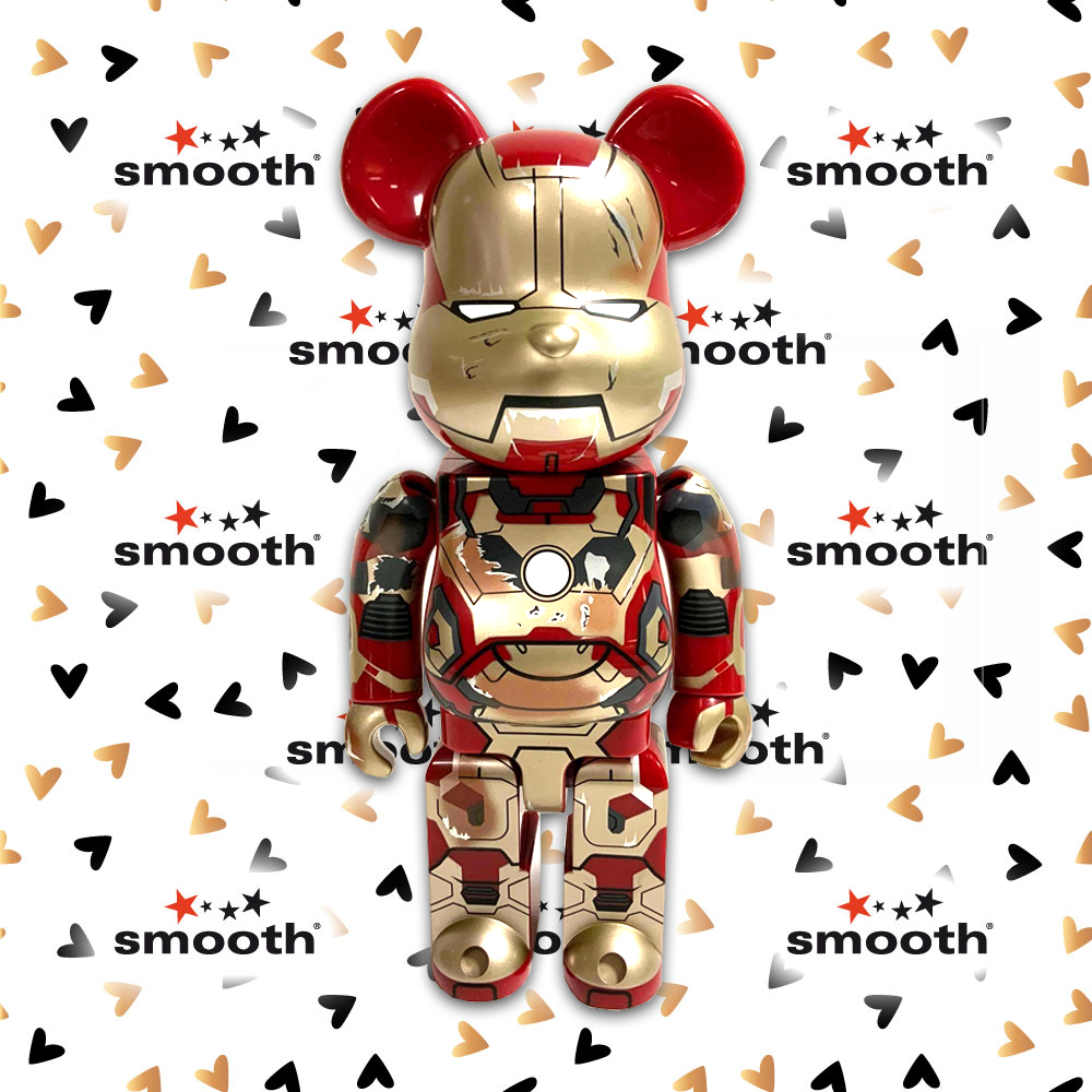 Medicom Toy Iron Man 3 Mark 42 Damage Bearbrick x Marvel 400%