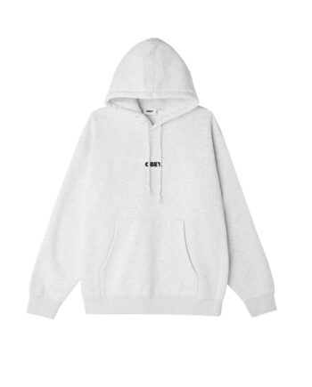Obey Bold Mini Box Fit Hoodie Ash Heather 112842705