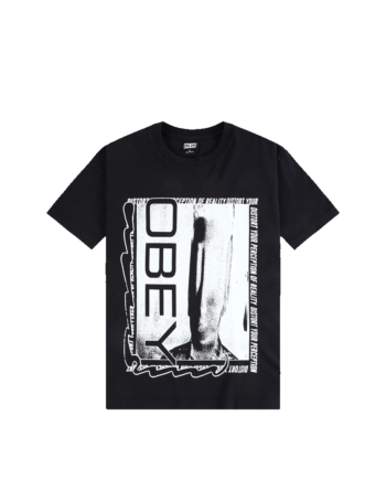 Obey This Is Not The End Heavyweight T-Shirt Off Black 166912760