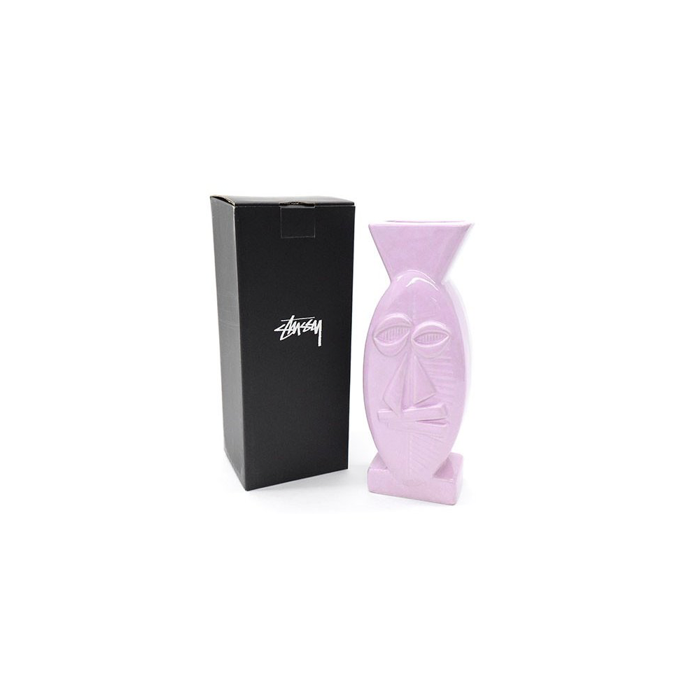 Stussy Mask Ceramic Vase Lavender 138666