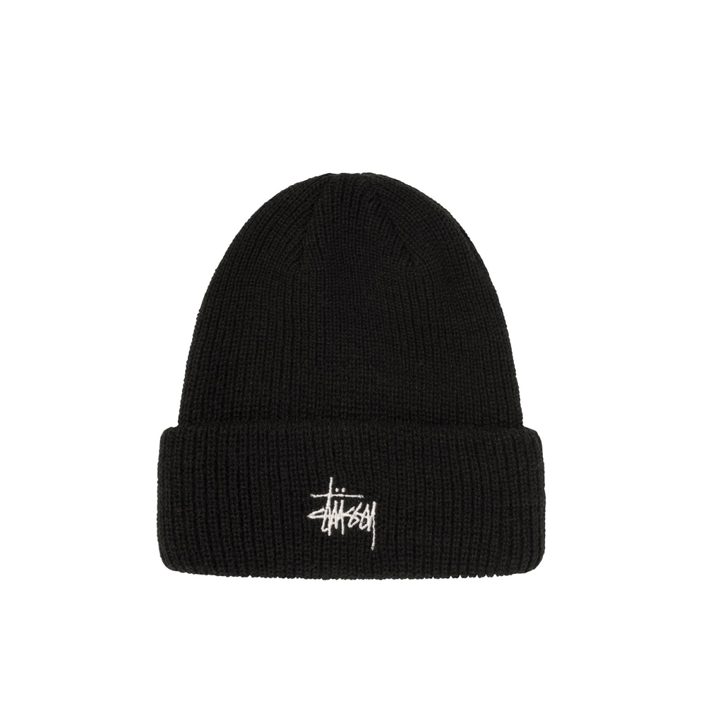 Stussy Basic Cuff Beanie Black 1321019